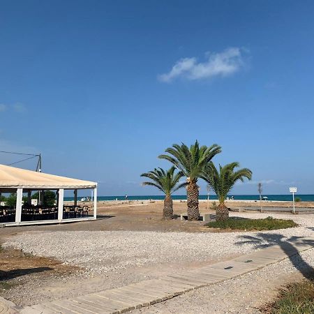 Beachfront Apartment With A Private Garden On The Ground Floor Moncófar Dış mekan fotoğraf